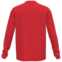 New Balance Youth Tech Long Sleeve Baseball T-Shirt, Red
