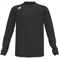 New Balance Youth Tech Long Sleeve Baseball T-Shirt, Black