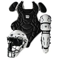 Wilson Youth EZ Gear 2 Catcher's Set, Black