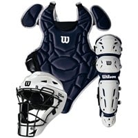 Wilson Youth EZ Gear 2 Catcher's Set, Navy