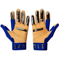Warstic Workman3 Baseball Batting Gloves, Blue/Black