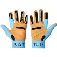 Warstic Workman3 Baseball Batting Gloves, Light Blue