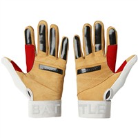 Warstic Workman3 Baseball Batting Gloves, Red/White/Blue