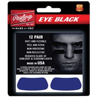 Rawlings Eye Black Stickers - 12 Pack, z-blue-v