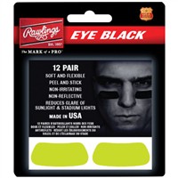 Rawlings Eye Black Stickers - 12 Pack, z-lightgreen-v