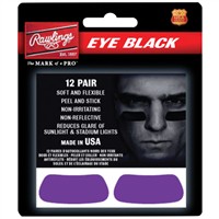 Rawlings Eye Black Stickers - 12 Pack, z-purple-v