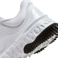 NIKE Womens Alpha Huarache Elite 4 Softball Turf Shoes, White/Black