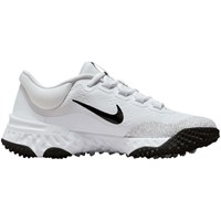 NIKE Womens Alpha Huarache Elite 4 Softball Turf Shoes, White/Black