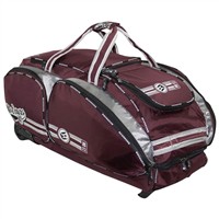 No Errors NO E2 Wheeled Catchers Bag, Maroon