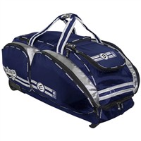 No Errors NO E2 Wheeled Catchers Bag, Navy