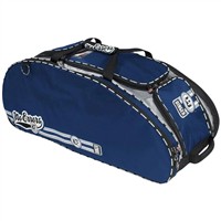 No Errors Dinger II Wheeled Bat Bag, Navy