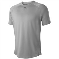 Evoshield Men's Pro Team 3.0 Baseball Training T-Shirt, Light Grey