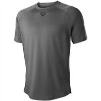 Evoshield Youth Pro Team 3.0 Baseball Training T-Shirt, Charcoal