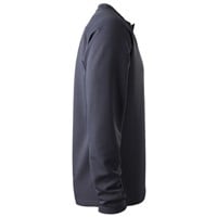 Evoshield Men's 6-4-3 Baseball Henley Sweatshirt, Dark Grey