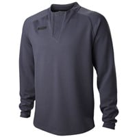 Evoshield Men's 6-4-3 Baseball Henley Sweatshirt, Dark Grey
