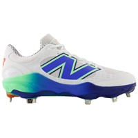 New Balance Men's 3000v7 Metal Baseball Cleats, White/Navy