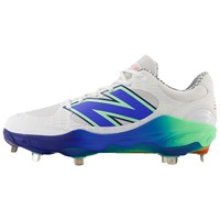 New Balance Men's 3000v7 Metal Baseball Cleats, White/Navy