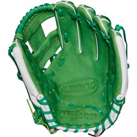 Wilson A2000 Shiners Limited Edition 1786 11.5in Baseball Glove (WBW102535115), Green/White