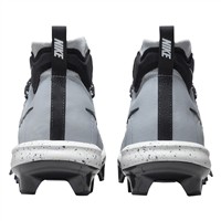 NIKE Men's Alpha Hurache NXT MCS Molded Baseball Cleats, Grey/White