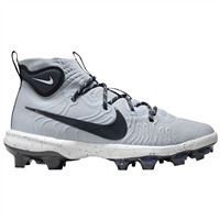 NIKE Men's Alpha Hurache NXT MCS Molded Baseball Cleats, Grey/White