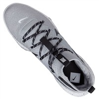 NIKE Men's Alpha Hurache NXT MCS Molded Baseball Cleats, Grey/White