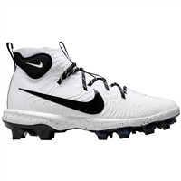 NIKE Men's Alpha Hurache NXT MCS Molded Baseball Cleats, White/Black