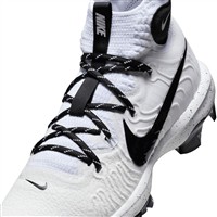 NIKE Men's Alpha Hurache NXT MCS Molded Baseball Cleats, White/Black