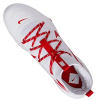 NIKE Men's Alpha Hurache NXT MCS Molded Baseball Cleats, White/Red