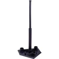 Champion Sports 5 Position Batting Tee, z-black-v