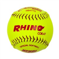 Champion Sports 12in Rhino NFHS 47 COR Synthetic Fastpitch Softball, 1-z