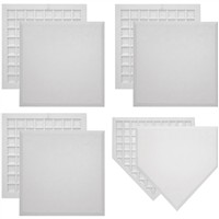 Champion Sports Waffle Bottom 3 Piece Base Set, 6-z