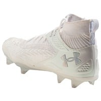 Under Armour Men's Yard Pro Mid TPU Baseball Cleats, White