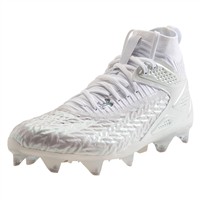 Under Armour Men's Yard Pro Mid TPU Baseball Cleats, White