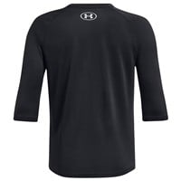 Under Armour Youth Utility 3/4 Sleeve Baseball Shirt, Grey/Black