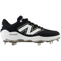 New Balance Mens 3000V7 Metal Baseball Cleats, Black/White