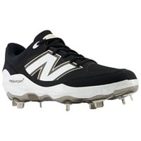 New Balance Mens 3000V7 Metal Baseball Cleats, Black/White