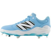 New Balance Mens 3000V7 Metal Baseball Cleats, Light Blue/White