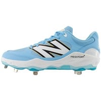 New Balance Mens 3000V7 Metal Baseball Cleats, Light Blue/White