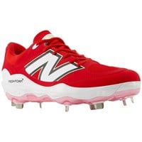 New Balance Mens 3000V7 Metal Baseball Cleats, Red/White