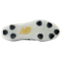 New Balance Mens 3000V7 Metal Baseball Cleats, White/Black