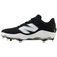 New Balance Men's 3000V7 Synthetic Metal Baseball Cleats, Black/White