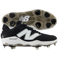 New Balance Men's 3000V7 Synthetic Metal Baseball Cleats, Black/White