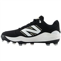 New Balance Mens 3000V7 Molded Baseball Cleats, Black/White