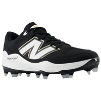 New Balance Mens 3000V7 Molded Baseball Cleats, Black/White