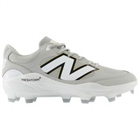 New Balance Mens 3000V7 Molded Baseball Cleats, Grey/White