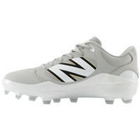 New Balance Mens 3000V7 Molded Baseball Cleats, Grey/White
