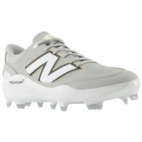 New Balance Mens 3000V7 Molded Baseball Cleats, Grey/White