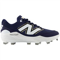 New Balance Mens 3000V7 Molded Baseball Cleats, Navy/White