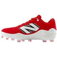 New Balance Mens 3000V7 Molded Baseball Cleats, Red/White