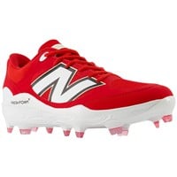 New Balance Mens 3000V7 Molded Baseball Cleats, Red/White